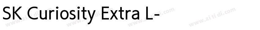 SK Curiosity Extra L字体转换